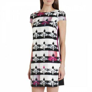 Ted Baker London Size 2 Rowzey Print Tunic Dress | Size 2